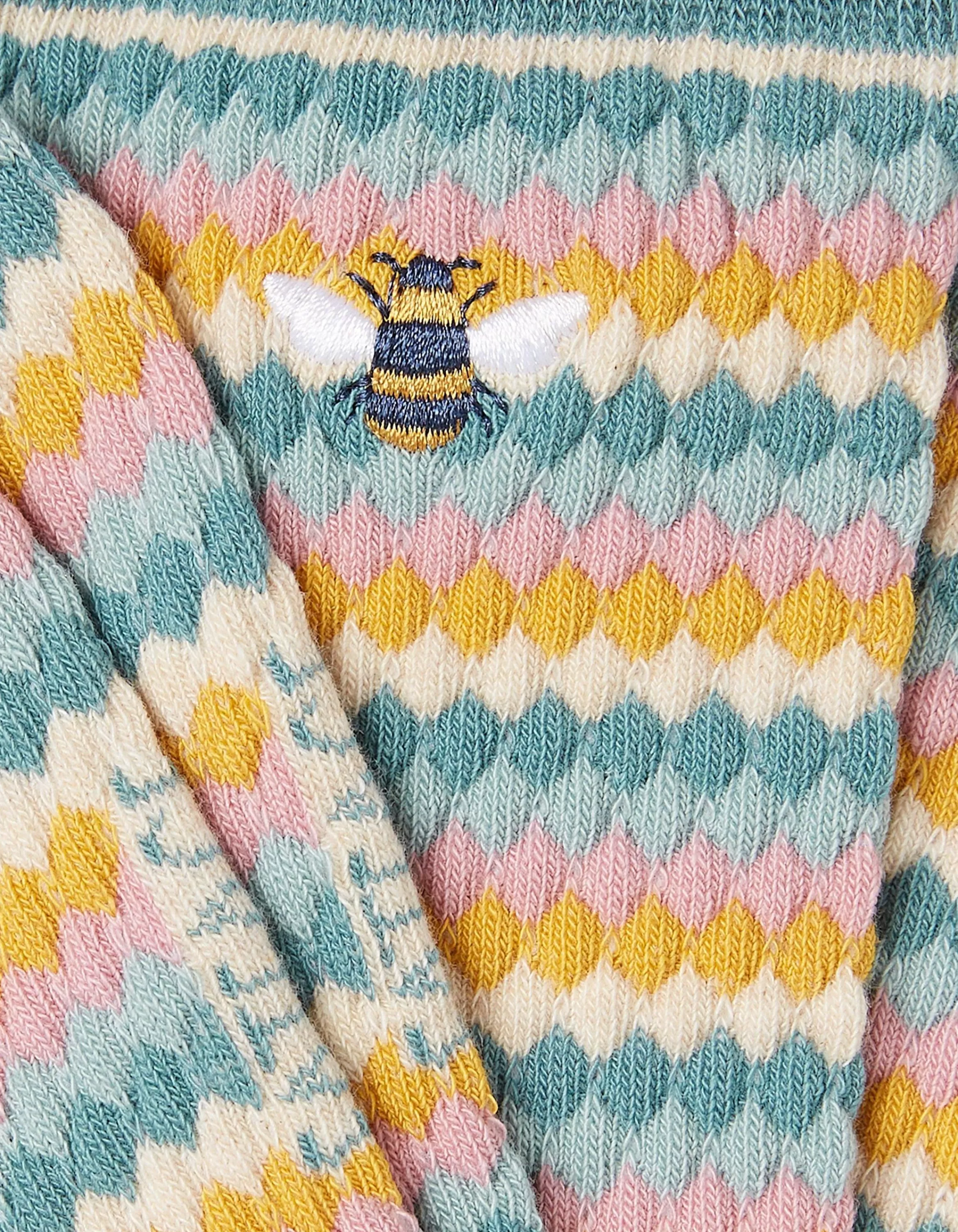 Best Sale FatFace 1 Pack Textured Bee Socks Multi