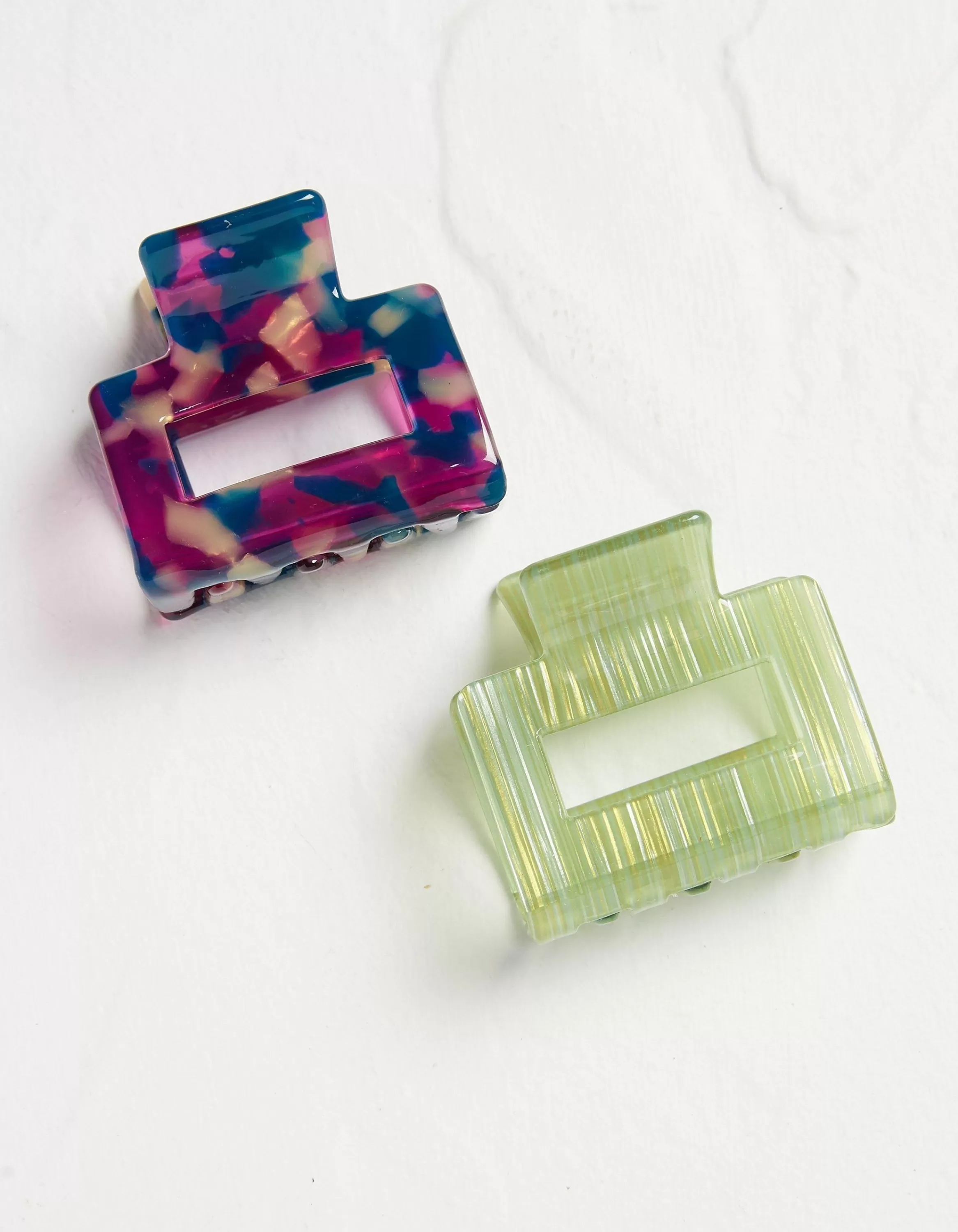 Best Sale FatFace 2 Pack Resin Claw Clip Multi