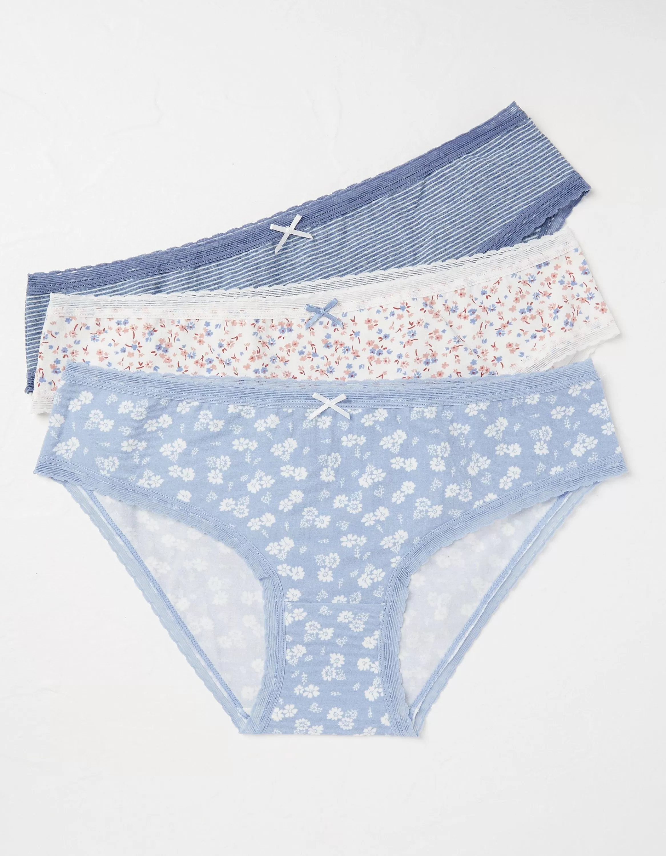 Best Sale FatFace 3 Pack Floral Mini Knickers Multi