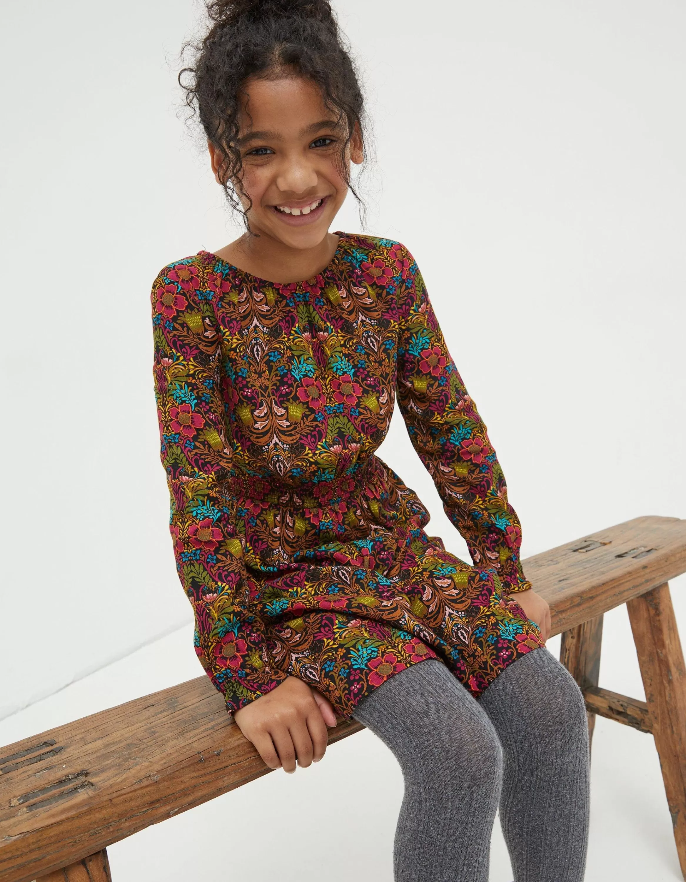 Cheap FatFace Amelia Floral Print Dress Multi