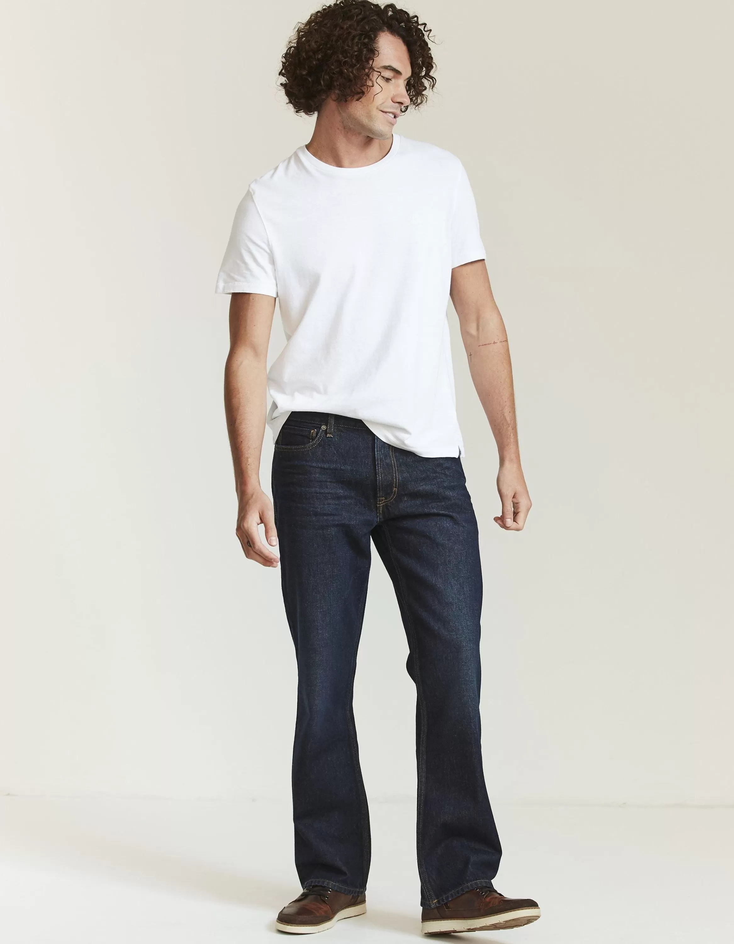 Outlet FatFace Bootcut Dark Vintage Wash Jeans Denim