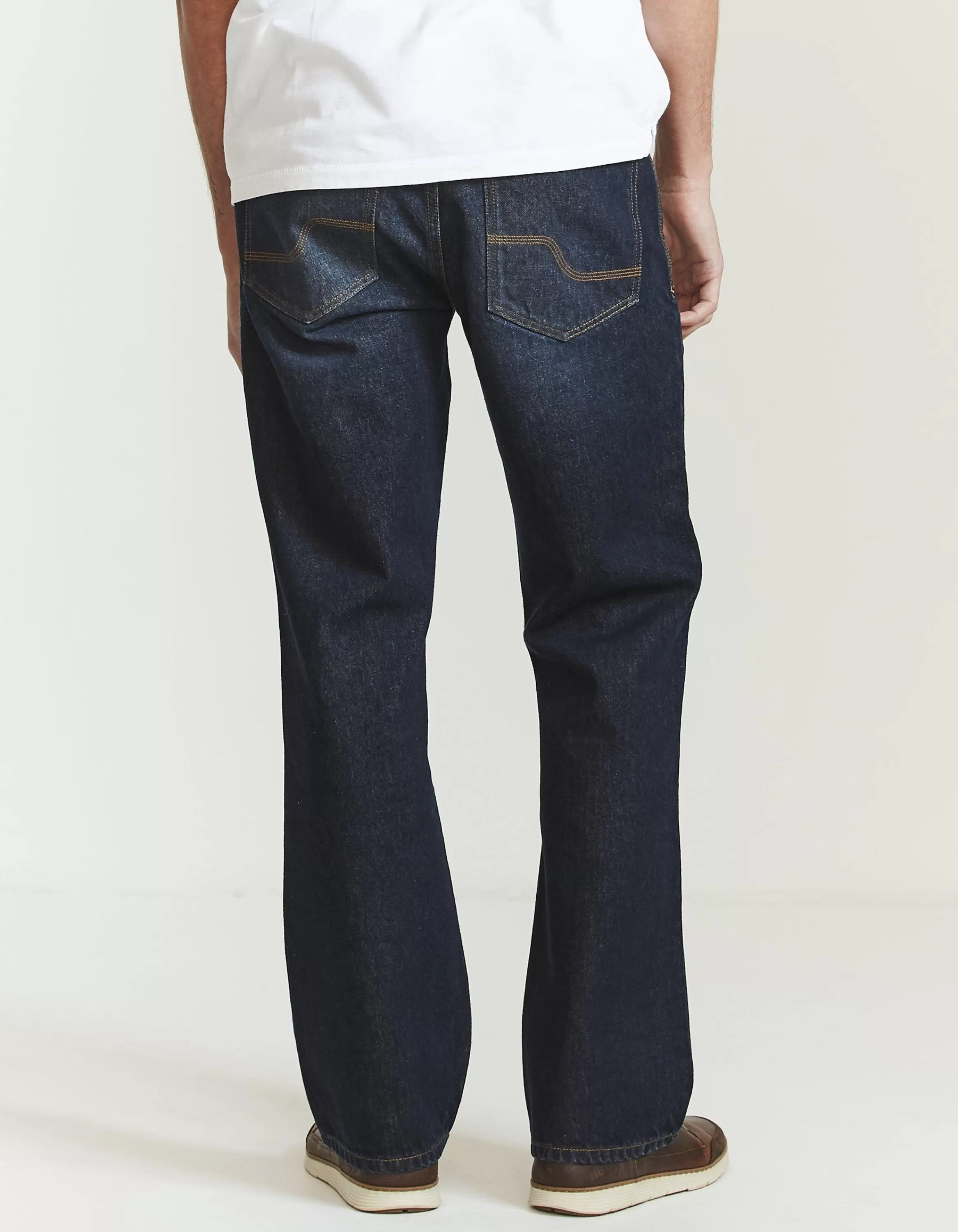 Outlet FatFace Bootcut Dark Vintage Wash Jeans Denim