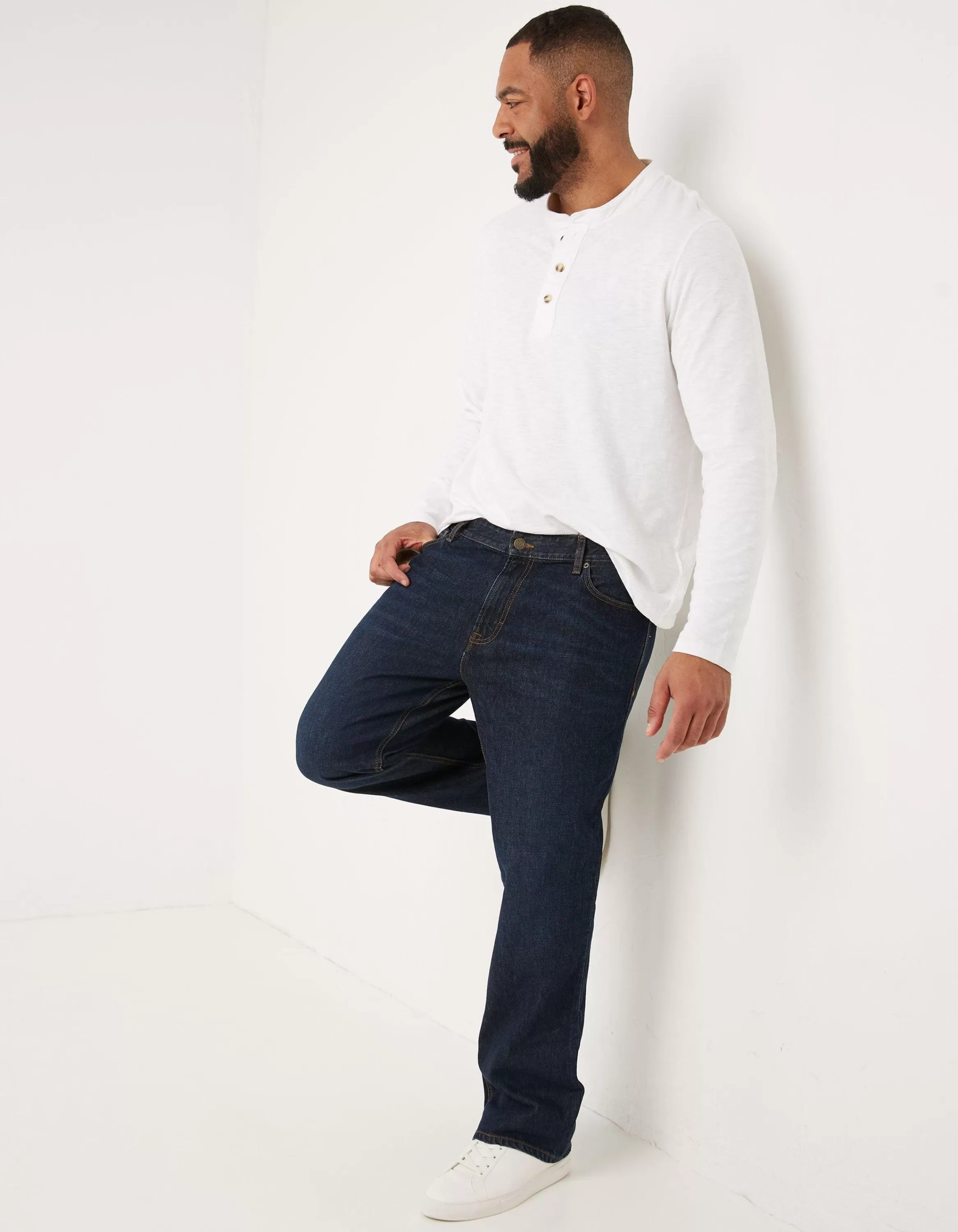 Outlet FatFace Bootcut Dark Vintage Wash Jeans Denim