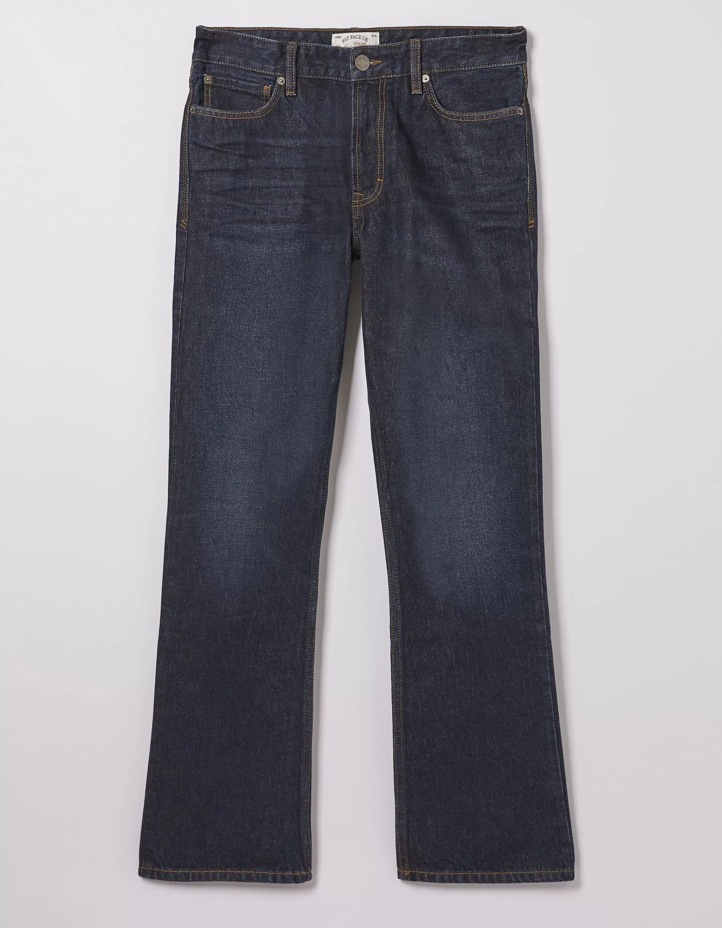 Outlet FatFace Bootcut Dark Vintage Wash Jeans Denim