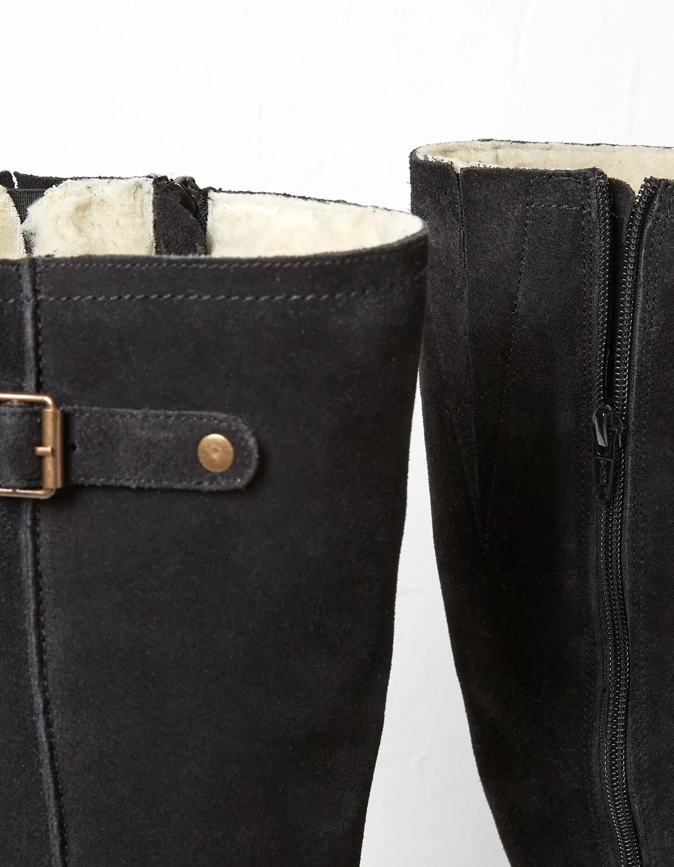Discount FatFace Calista Knee High Boots Black
