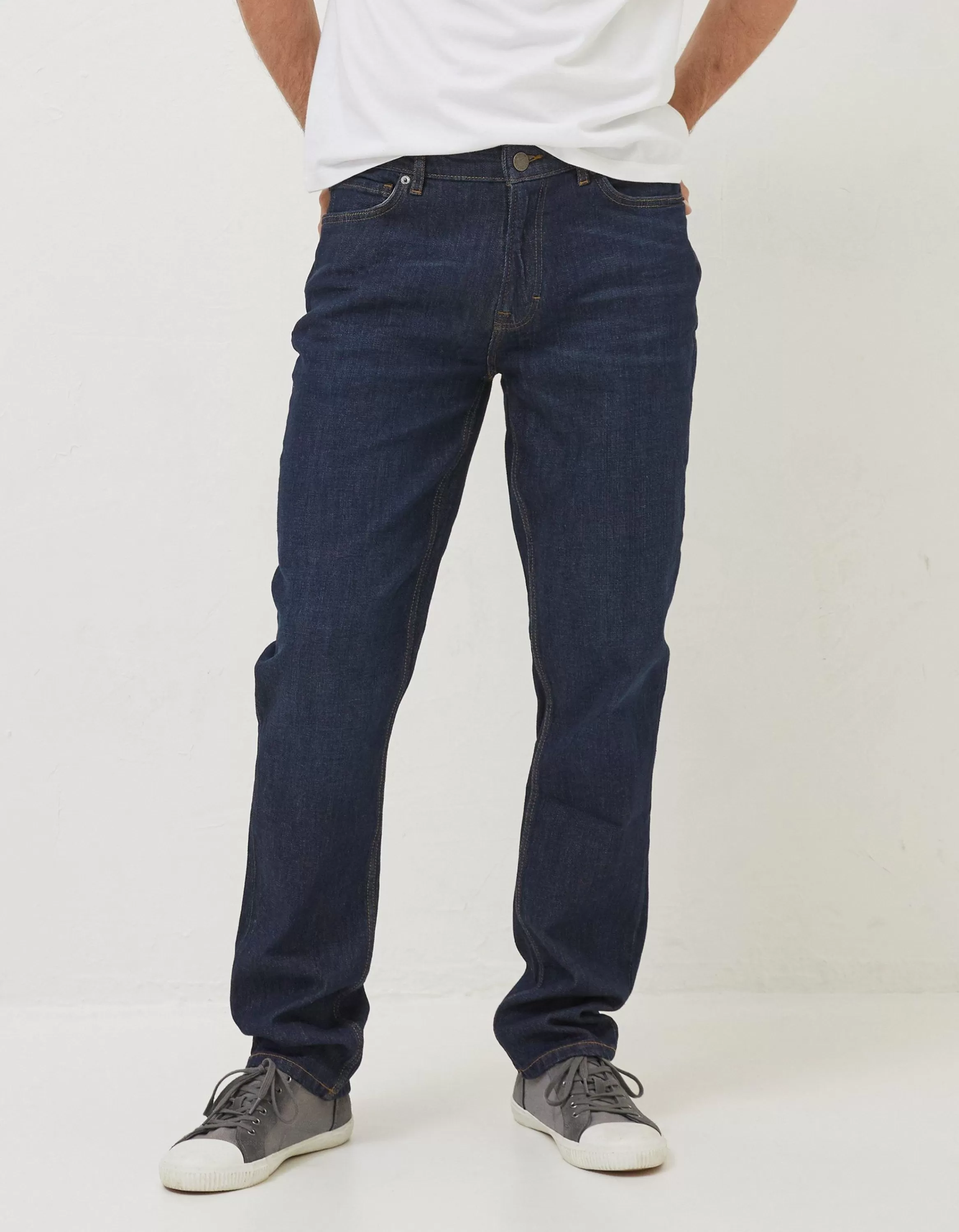 Clearance FatFace Slim Dark Vintage Wash Jeans Denim