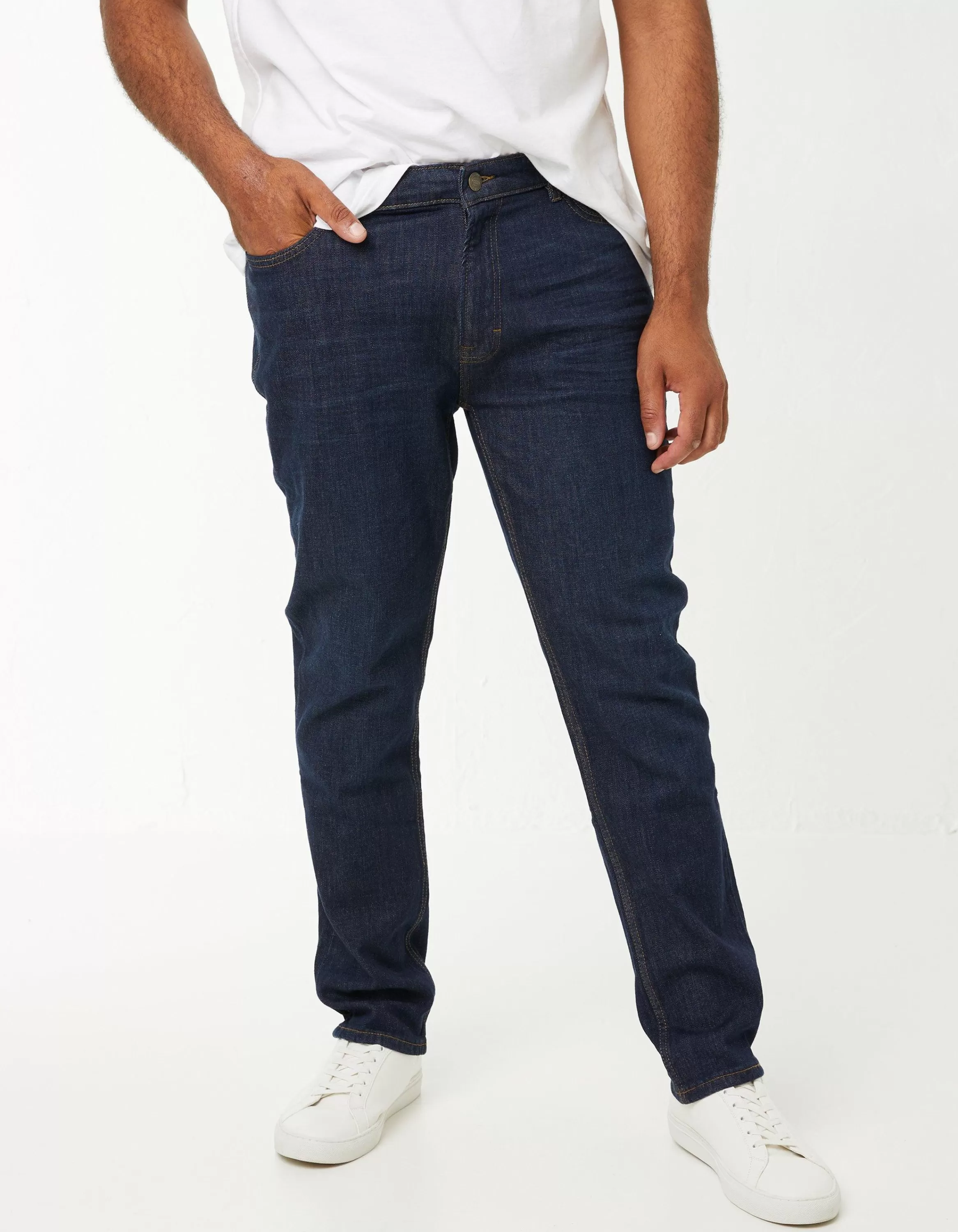 Clearance FatFace Slim Dark Vintage Wash Jeans Denim
