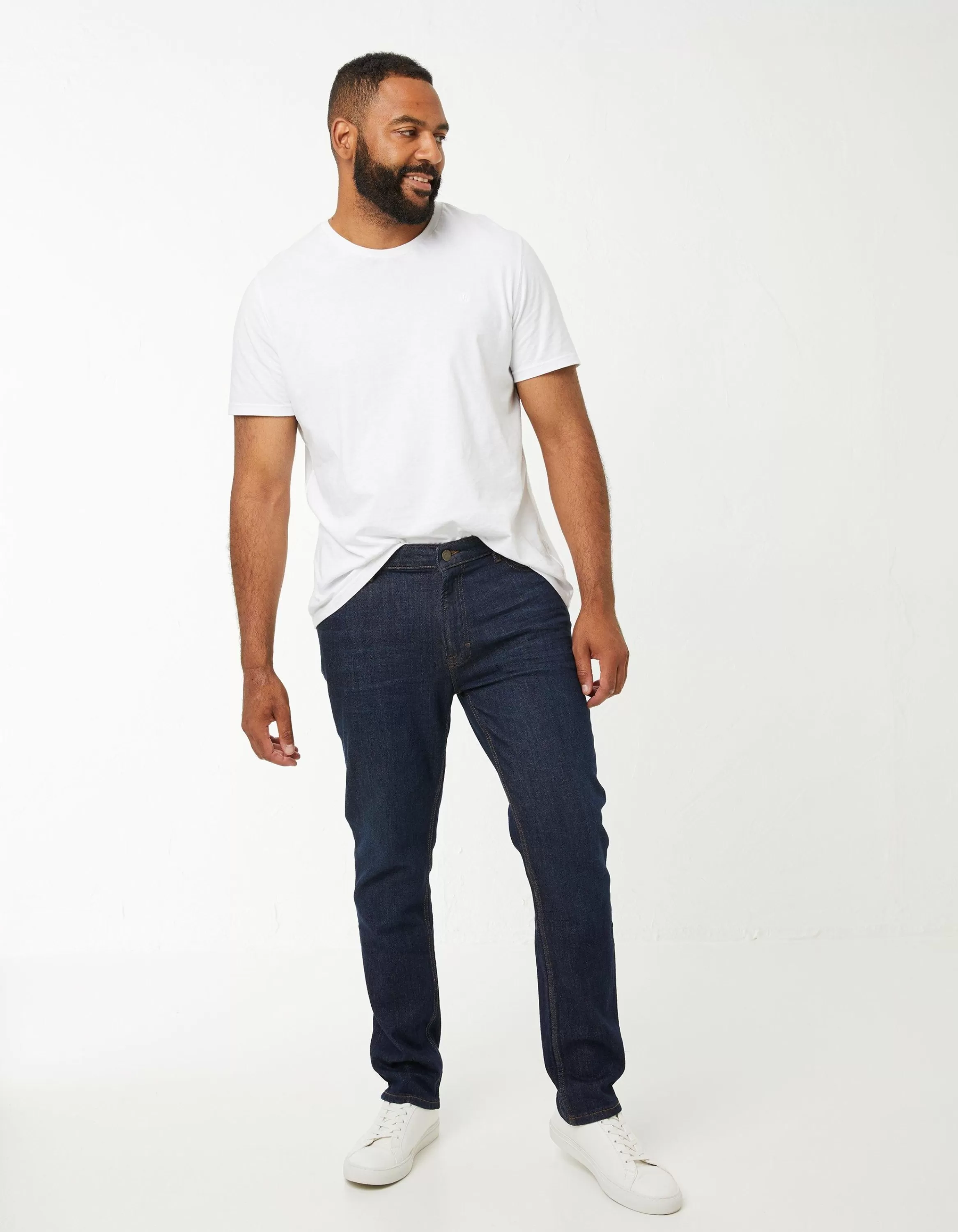 Clearance FatFace Slim Dark Vintage Wash Jeans Denim